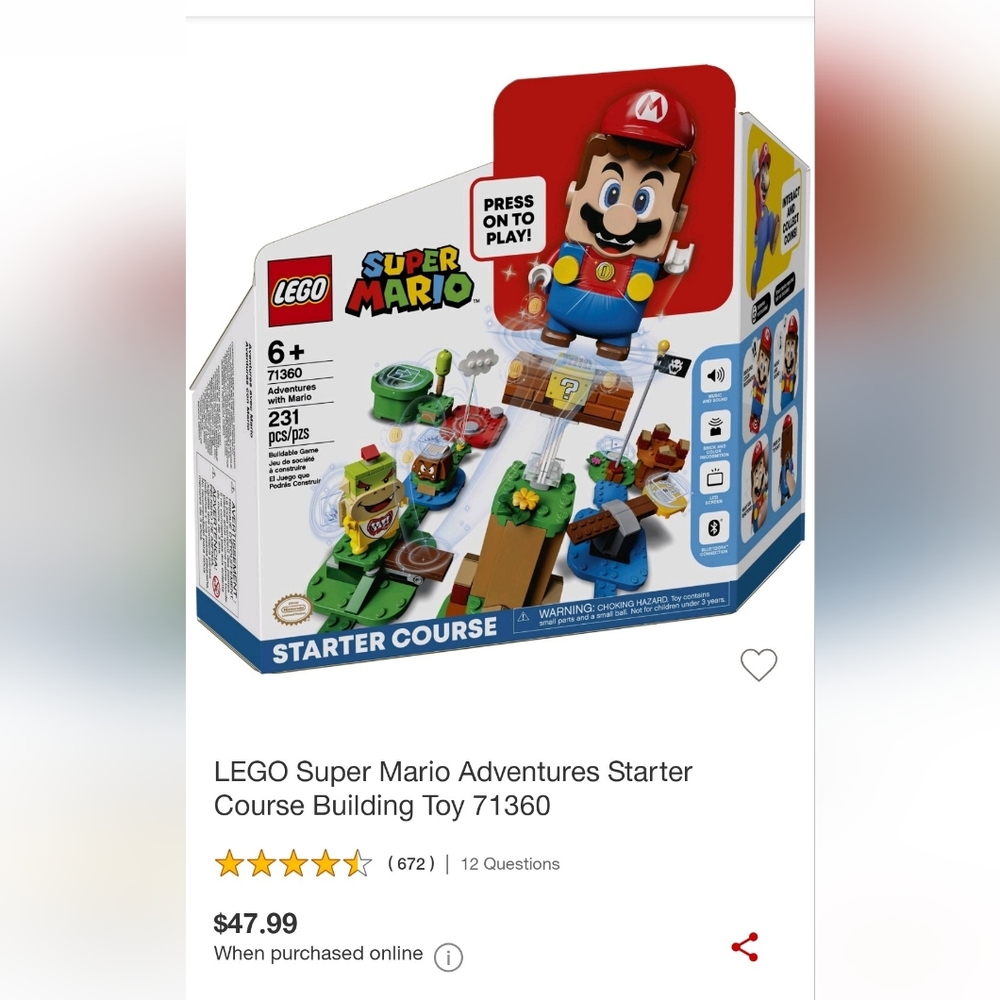 Super Mario Lego Starter Kit